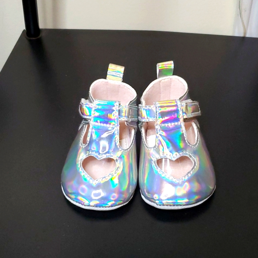 BABY GIRL LITTLE ME MARY JANE SHOES SIZE 1 - Picture 1 of 4